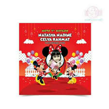 Fondo de pantalla 4k / astronauta con universo de. Spanduk Banner Backdrop Ulang Tahun Custom Tema Mickey Mouse Shopee Indonesia
