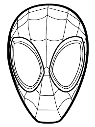 Free printable spiderman mask coloring page. Spiderman Masks Coloring Page 1001coloring Com