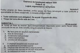 Tragem cu ochiul la prima intrebare: Subiectele De La LogicÄ Bac 2020 Vezi Problemele De LogicÄ Pe Care Le Au Avut De Rezolvat Elevii La Bacalaureat Edupedu Ro