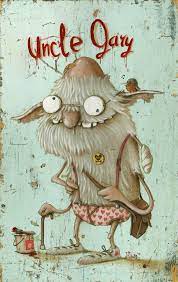 uncle gary webfile zozo 2 alien art art monster art