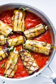 Eggplant Rollatini Is Low Carb Alternative To Lasagna Roll Ups And Tastes Like Cheesy Eggplant Parmesan Eggplant Rollatini Eggplant Rollatini Recipe Rollatini