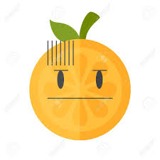 Emojis are supported on ios, android, macos, windows, linux and chromeos. No Words Straight Face Emoji No Words Feeling Orange Fruit Emoji Royalty Free Cliparts Vectors And Stock Illustration Image 83918861