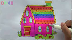 The bedrooms of these uber stylish children are lessons in judicious editing, inspired ideas, and damn good taste. Rainbow House Colorful Coloring How To Draw House Colours Children Drawing Cp 4k Educational Child Channel Video Dailymotion