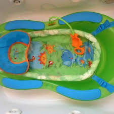 Each stage has a different washing position and use for the soft sling that comes with the bath center. Find More Fisher Price Rainforest Baby Bath Center Tub Reduced For Sale At Up To 90 Off