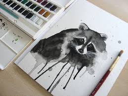 Found On Bing From Www Pinterest Com Raccoon Drawing Aqua Art Raccoon Art