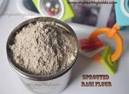 Sprouted Ragi Flour Using Mixie How To Make Sprouted Ragi Powder At Home My Healthy Kiddo Recipe 9 Month Baby Food Sprouts 12 Month Baby Food