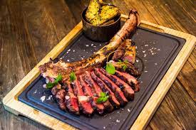 Tomahawk Steak At Robinson Restaurant Cooking Meat Beef Recipes Food Presentation