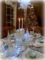 Dining Delight Snowflakes Ice Christmas Table Settings Christmas Table Decorations Christmas Dining Decor