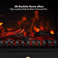 2.5 out of 5 stars 2. Realistic Ember Bed Insert Infrared Fan Heaters With Adjustable Flame Effect And Remote Control Tonglubao Electric Fireplace Logs Heater Fireplaces Home Kitchen Fcteutonia05 De