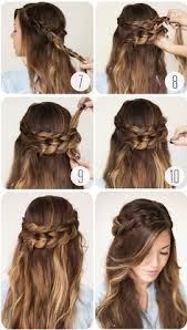 Now pass the other strand through the pony. 9 Step By Step Hairstyles Perfect For School Medium Hair Styles Hair Styles Long Hair Styles
