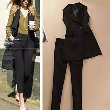 Zara Model Pantolon Yelek Takim Suit Fashion Fashion Long Vest Jacket