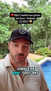 🔴 Villas 1 chambre, piscine, 60 m2 en lease, ✅Koh samui