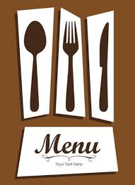 Carte Elegante De Menu De Restaurant Vector Illustration Avec Une Cuillere Fourchette Et Couteau Clip Art Libres De Droits Vecteurs Et Illustration Image 14345186