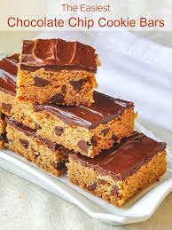 The Easiest Chocolate Chip Squares A 40 Year Old Family Recipe Recipe Easy Chocolate Chip Cookies Rock Recipes Easy Chocolate