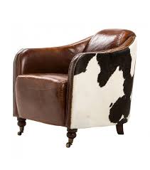 Cowhide Leather Arm Chair Leather Armchair Leather Chair Living Room Chair