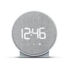 Round Time Table Clock Gray Capello In 2020 Alarm Clock Table Clock Clock