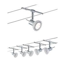 Wiring a ceiling fan with four wires is the most common, however, an additional color wire may be incldued. Tension Wire Lighting Set W 5 Decorative Light Fittings 10m Cable Wire 30va Transformer Paulmann 941 10 Discled2 Wire System Spot Lights Modern Hanging Ceiling Lights Max 20w In Chrome Home