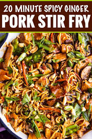 This pork loin roast recipe creates a perfectly tender meat that is so full of flavor, and it honestly pork loin and pork tenderloin are not the same thing, and represent two different cuts of meat. Garlic Ginger Pork Stir Fry The Chunky Chef
