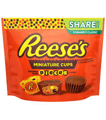 There are 5.26 tablespoons in a 1/3 cup of butter. He Hershey Company Peanut Butter Cups With Reese S Pieces Miniatures Share Pack 10 2 Oz Bag 3 Bags Pack