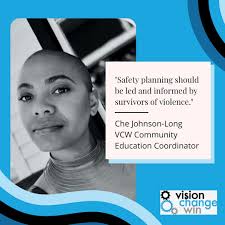 Safety planning is a collective process that helps us organize our  resources to lessen harm and strengthen our communities. Check out this  short review of our safety planning values with quotes from