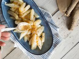 Schwarzwurzelsalat Mit Aprikosendressing Rezept Schwarzwurzel Rezept Schwarzwurzel Schwarzwurzeln Zubereiten