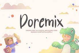 Doremix Font by scriptasticasupply · Creative Fabrica