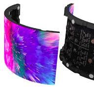 OEM ODM Factory 320*160mm Size Full Color P2 P2.5 P1.86 Indoor Soft Curved  Flexible LED Screen Panel