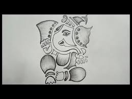 Ganesh Chaturthi Drawing How To Draw Ganesha Drawing Easy Ganesh Drawing Pencil Drawing Youtube God Illustrations Art Drawings Simple Drawings