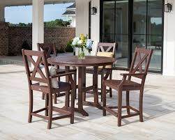 Gabriel counter height dining table with storage pedestal base cappuccino. Counter Height Vs Bar Height For Stools Tables Polywood Blog