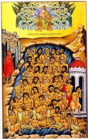 El îndeamnă toți creștinii la post și rugăciune în această zi când obiceiurile menționează consumul a 40 de pahare cu vin. SfinÈii 40 De Mucenici Din Sevastia Doxologia