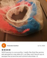 Worms In A Scrunchie In 2020 Worms Scrunchies Things To Sell