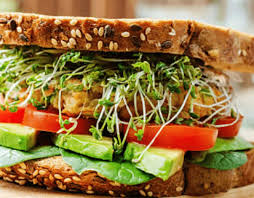 Vegan rainbow pesto hummus sandwich recipe