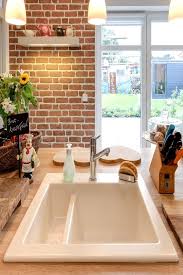 Bergstroem küchenspüle »granit verbundspüle küchen einbau auflage spüle+drehexcenter+siphon spülbecken schwarz«. Spule In Landhauskuche Landhauskuche Haus Kuchen Kuche Landhausstil