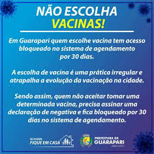 Para sua segurança e preservação dos dados pessoais é necessário informar o código do agendamento para imprimir ou cancelar. Quem Recusar Vacina Da Covid 19 Ficara Um Mes Sem Poder Agendar Novamente Em Guarapari Cidades R7 Folha Vitoria