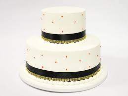 You can find round, square and rectangle cake drums for any occasion. Photo Of A Black Gold Red 2 Tier Cake Patty S Cakes And Desserts