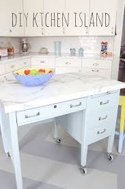 A kitchen island made from stock cabinets. 15 Diy Kitchen Islands Unique Kitchen Island Ideas And Decor
