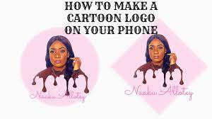 New templates added daily · download files instantly How To Make A Cartoon Logo On Your Phone Picsart Beginner Friendly Naaku Allotey Youtube