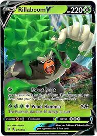 Check spelling or type a new query. Amazon Com Rillaboom V 017 192 Ultra Rare Pokemon Sword And Shield Rebel Clash Toys Games
