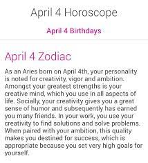 Horoscope April 4 My Zodiac Sign Horoscope April 4th Zodiac