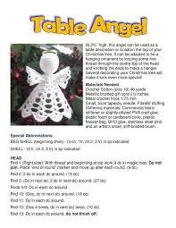 Ravelry Table Angel Pattern By Eric Elson With Images Crochet Christmas Ornaments Crochet Angel Pattern Crochet Christmas Decorations
