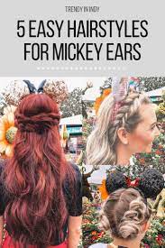 Pin By Elaine Kaczynski On Disney 3 In 2020 Disney Hair Disney Hairstyles Mickey Ears Disney Hair Disney Hairstyles Mickey Ears