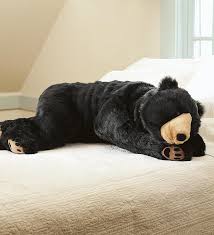 Black Bear Stuffed Animal Large Bear Hug Body Pillow Animal Body Pillows Bear Sleeping Bags Body Pillow Hug Pillow