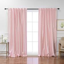 Best Home Fashion Faux Silk Blackout Curtain Panel Pair Blackout Curtains No Sew Curtains Curtains