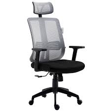 Maybe you would like to learn more about one of these? Grey Mesh High Back Executive Office Chair Swivel Desk Chair With Synchro Tilt Adjustable Armrest Headrest Shop Designer Home Furnishings
