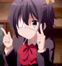 1 esquema del personaje 2 fondo 3 apariencia 4 personalidad 5 curiosidades 6 citas rikka takanashi es un paciente chūnibiyōu que se. Takanashi Rikka Chuunibyou Gifs Tenor