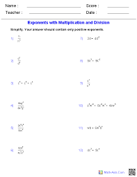 Help students practice calculating fractions and percentages with these math worksheets for seventh graders. Algebra 1 Worksheets Dynamically Created Algebra 1 Worksheets