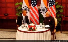 Picture courtesy president's media division Mann Ki Baat Joint Radio Address By Prime Minister Narendra Modi And Us President Barack Obama Highlights