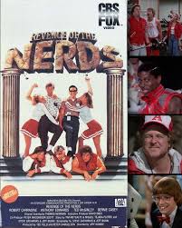 Revenge of the Nerds raided Home Video this week in 1985, after a July 20,  1984 theatrical release. This one's a tough nut to crack. On the one hand,  Revenge of the