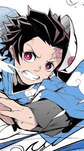 Anime woman wearing crop top and red shorts leaning on wall wallpaper. Tanjirou Kamado Kimetsu No Yaiba 8k 7680x4320 Wallpaper Personagens De Anime Anime Desenhos