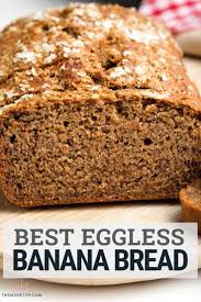 A perfect one for beginners, made with wheat flour and is vegan too. Eggless Banana Bread Adaptable For Vegan The Worktop Recipe Eggless Banana Bread Recipe Moist Banana Bread Banana Bread Cake